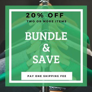 Bundle and Save 20%! Pay Shipping Once.